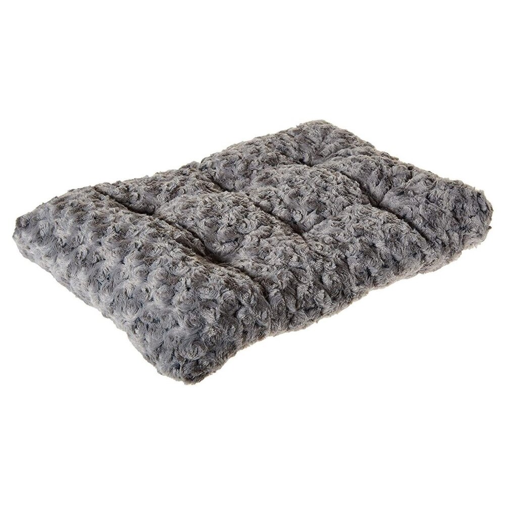 Gray Swirl Pet Cat or small Dog Bed Pillow Swirl Bed Grey 17 Inch x 11 Inch